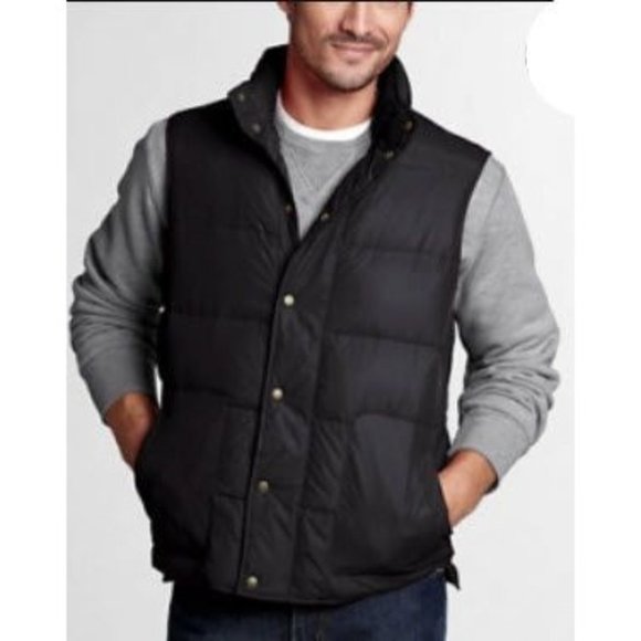 Lands' End Other - Lands’ End Black Goose Down Vest XL